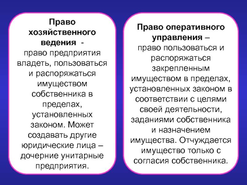 Лекция № 41. право хозяйственного ведения и оперативного управления: основные принципы и примеры | администрация сельского поселения «зеленец