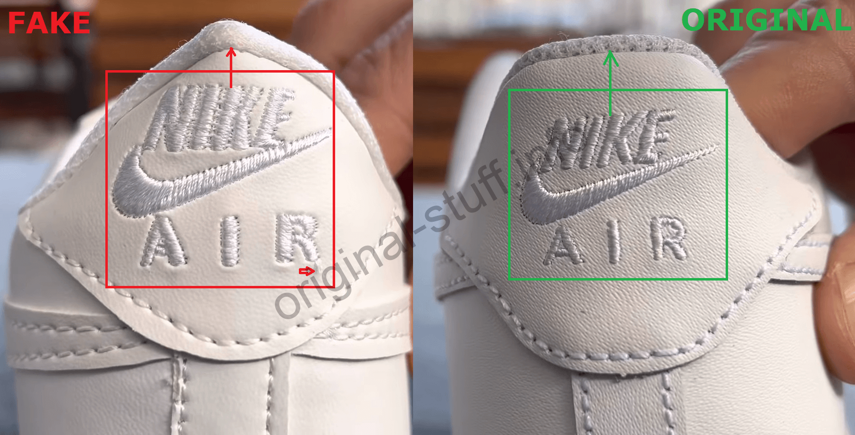 Как отличить кроссовки nike от подделки. как отличить подделку nike air force от оригинала