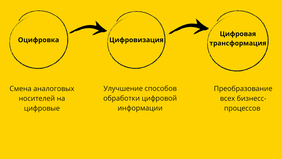 В чем отличия между цифровым развитием и цифровой трансформацией?