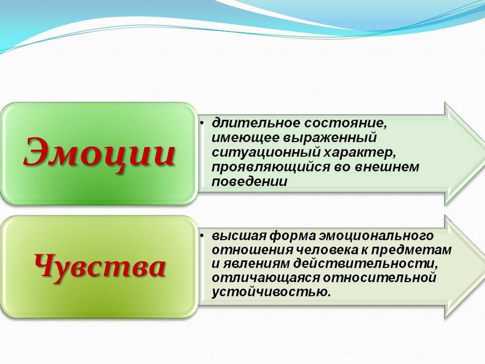 В чём разница между чувствами и эмоциями: что общего между понятиями, в чём отличие эмоций от чувств