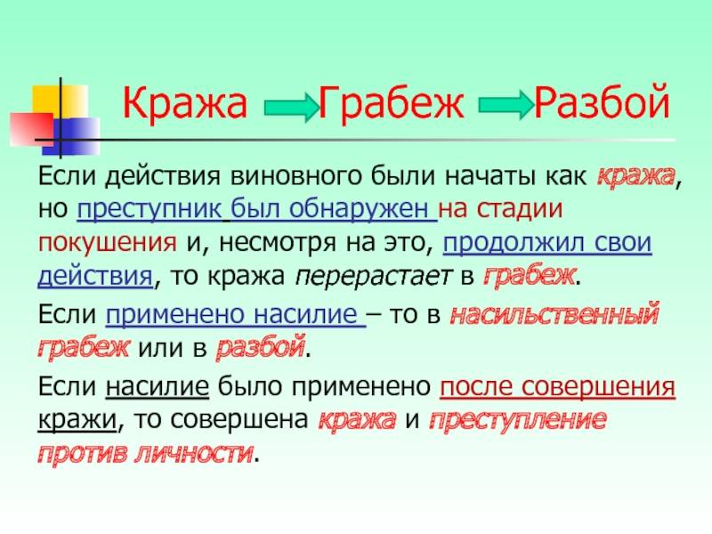 Грабеж и разбой ст. 161 ук рф и ст. 162 ук рф (адвокат по грабежу и разбою)