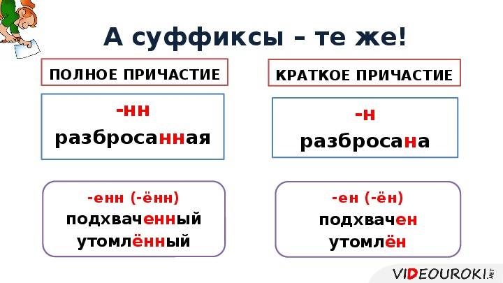 Что такое причастие в русском языке