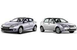 Что лучше: chevrolet lacetti или renault megane?