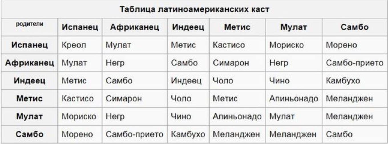 Чем отличается мулат от метиса и креола: сравнение и объяснение