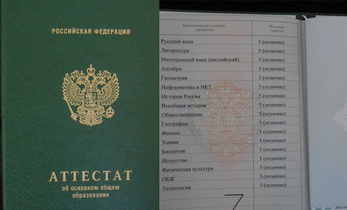 Аттестаты за 9 и 11 класс: описание и чем отличаются
