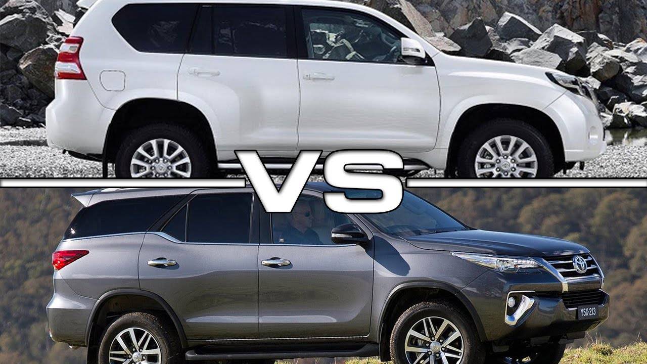 Разница между toyota fortuner и toyota land cruiser prado (с таблицей) - общий 2024