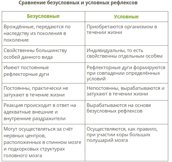 Условные и безусловные рефлексы. и.п. павлов