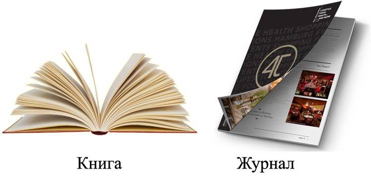 В чем отличия между журналом и книгой, есть ли разница и сравнение изданий