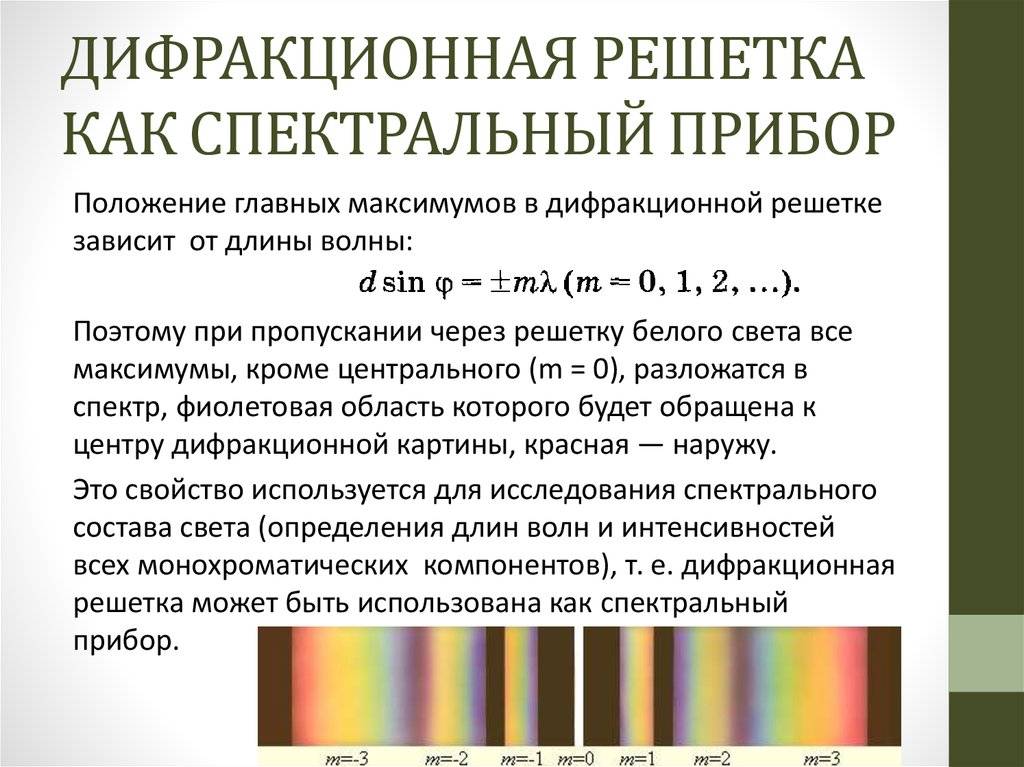 Чем отличаются дисперсионный и дифракционный спектры. разница между дифракционным и дисперсионным спектром. дифракционный и дисперсионный спектры