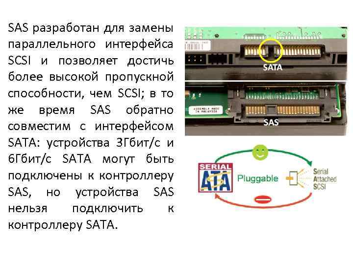 What's the difference between sata and sas?