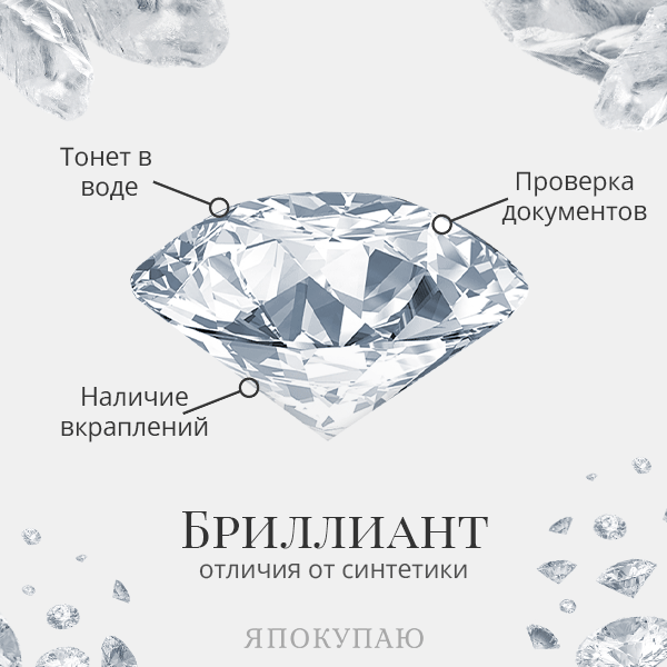 Как определить бриллиант в домашних условиях в колье, кольце, серьгах, браслете