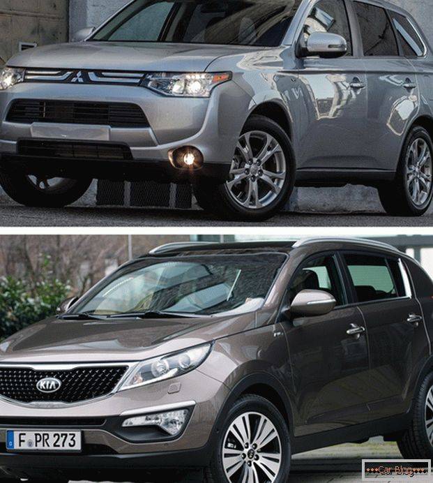Сравнение kia sportage и mitsubishi outlander. что лучше?