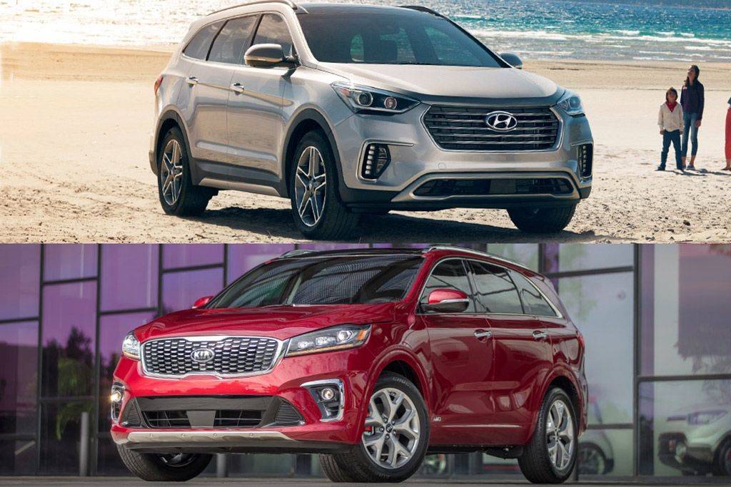 Что лучше: hyundai santa fe или kia sorento?