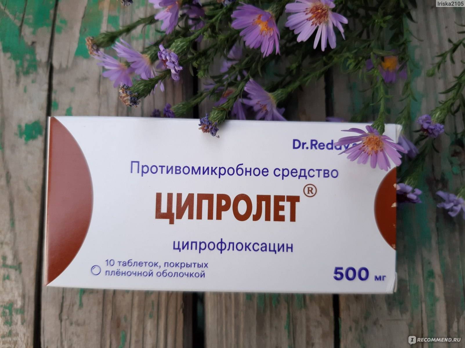 Ципрофлоксацин и ципролет - инструкция по применению, отзывы