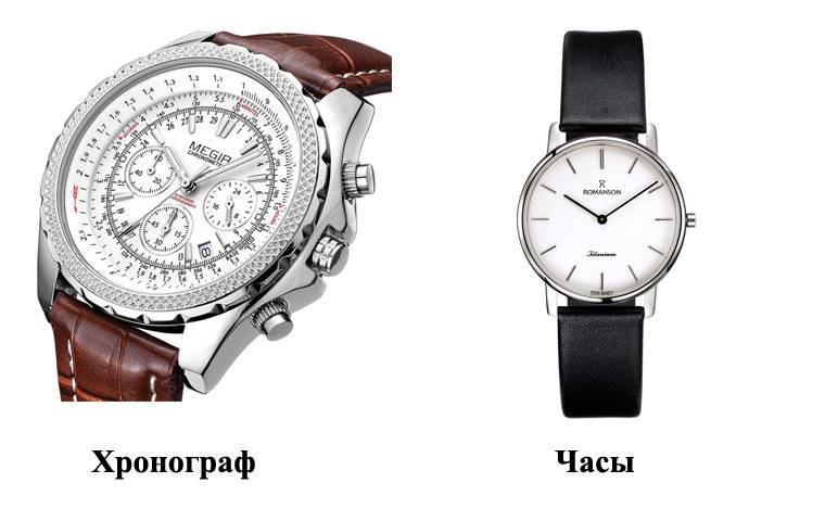 Отличие хронометра от часов. чем часы отличаются от хронографа