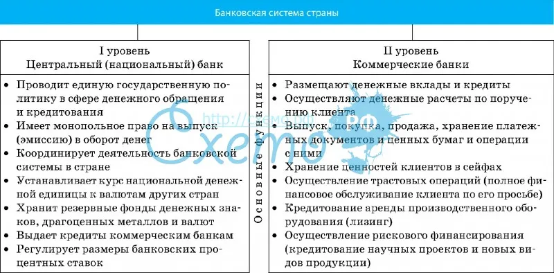 Что общего и разного в работе коммерческого и государственного банка