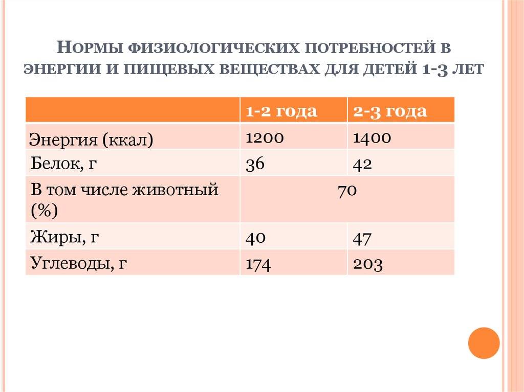 Реферат: возрастные особенности питания детей и подростков