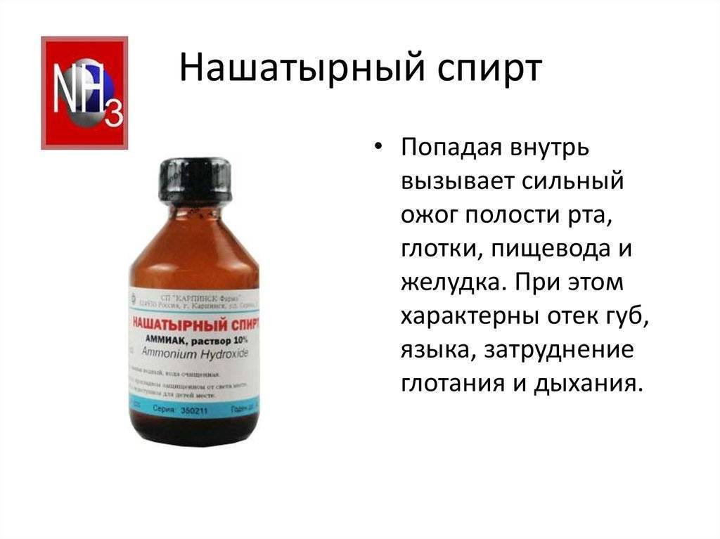 Аммиак — это нашатырный спирт?