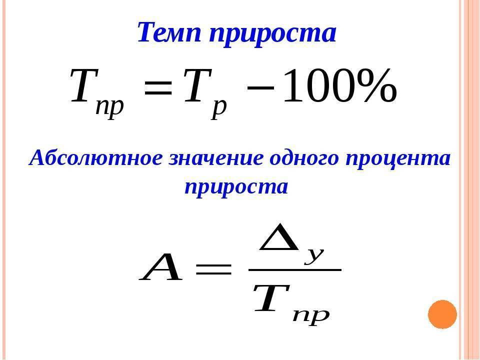 Темп прироста