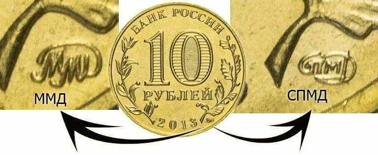 Чем отличаются монеты ММД от СМПД