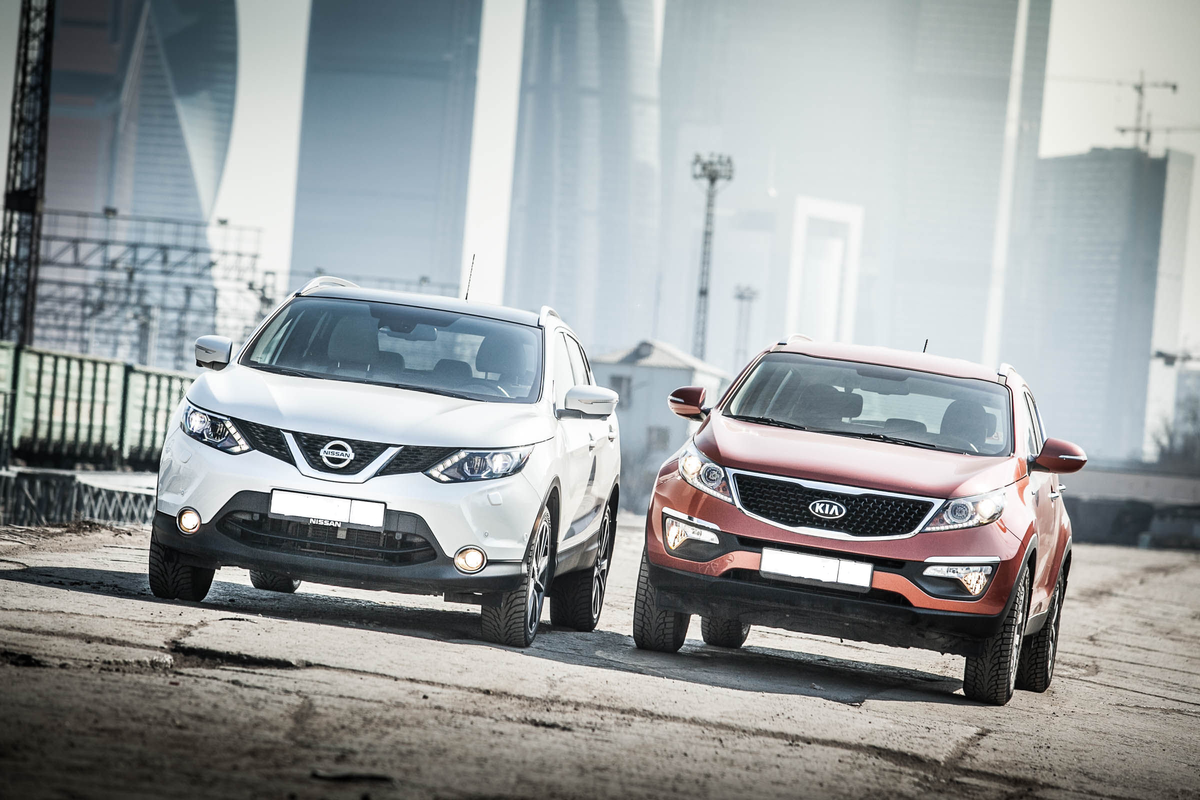 Nissan qashqai против toyota rav4 и kia sportage