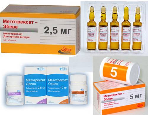 Какая форма метотрексата лучше и эффективнее таблетки или ампулы (уколы)