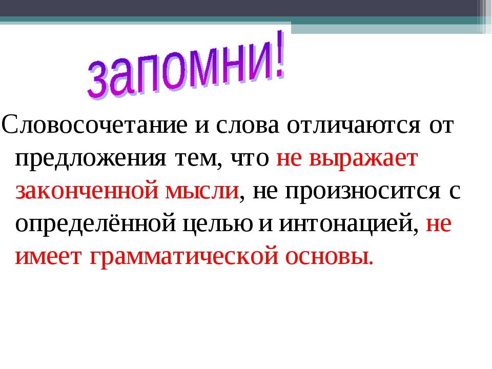Словосочетание и его разбор • виды словосочетаний.