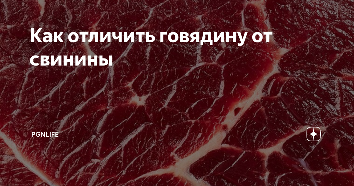 Как отличить говядину от свинины, хряка, телятины, баранины, конины в сыром, замороженном, вареном, готовом виде