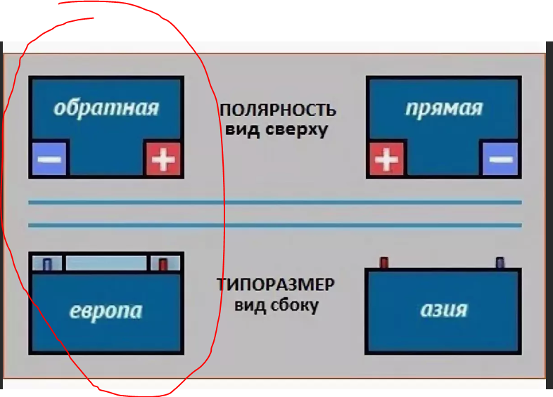 Полярность аккумулятора автомобиля: как ее определить и в чем заключается отличие прямой от обратной