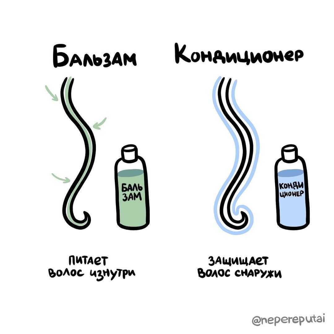 Чем отличается бальзам от кондиционера: что лучше и в чем разница | volosomanjaki.com