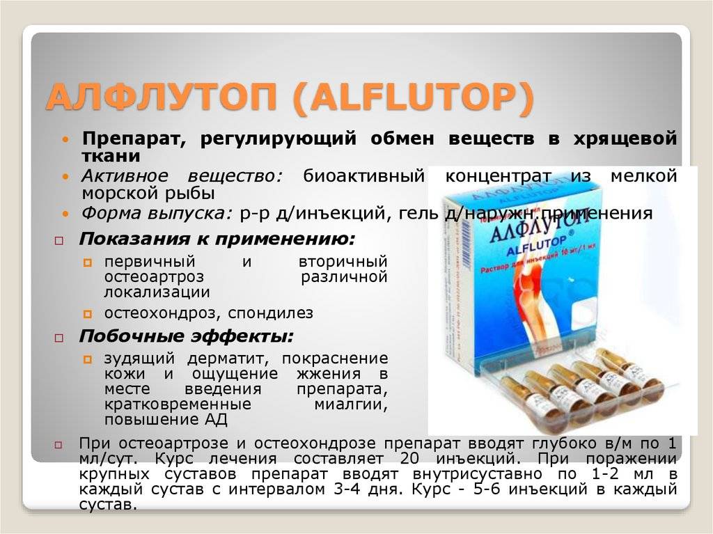 Что выбрать: алфлутоп или хондрогард?