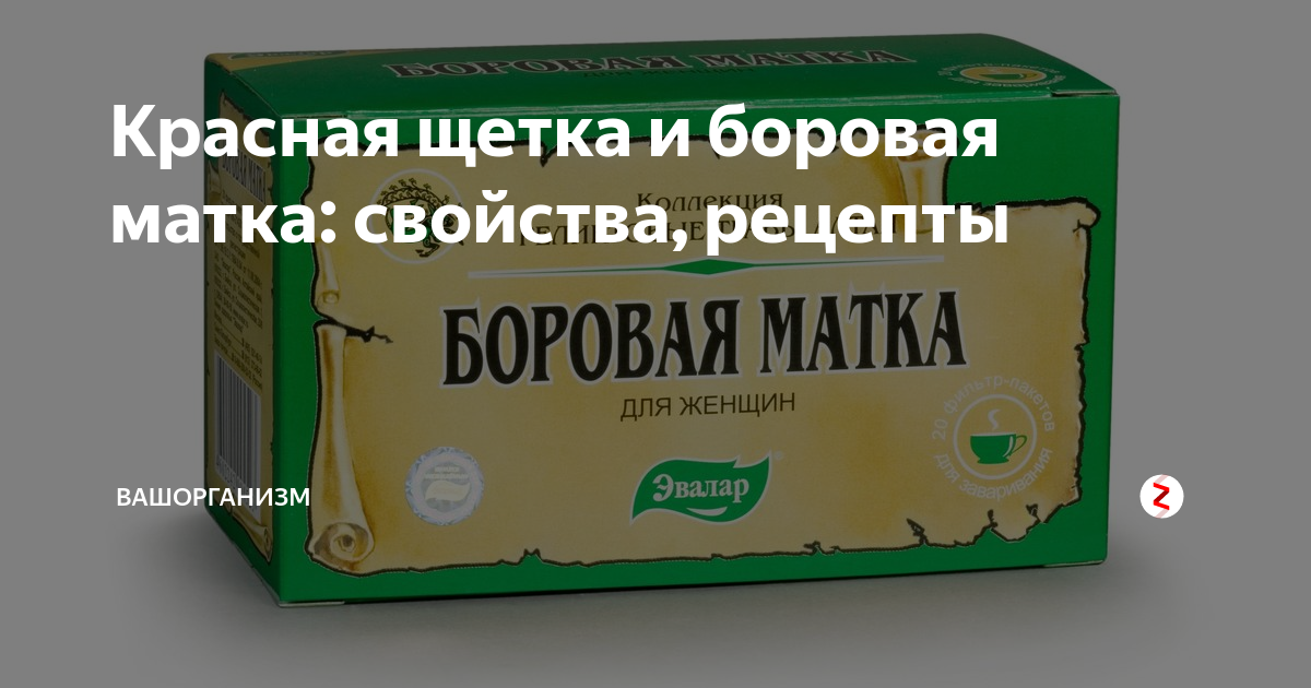 Опять про "волшебные" боровую матку и красную щетку