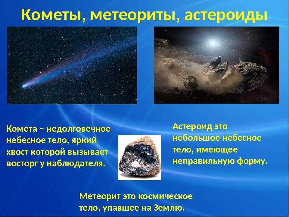 В чем разница между метеором и метеоритом?