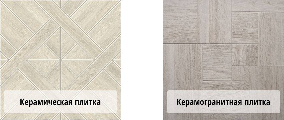 Чем отличается керамогранит от керамической плитки | в чем разница