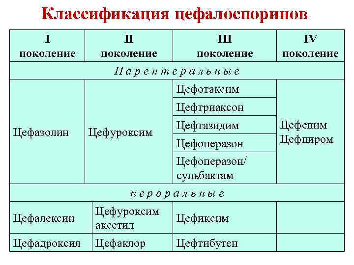 Цефалоспорины / современная антимикробная химиотерапия (руководство для врачей)