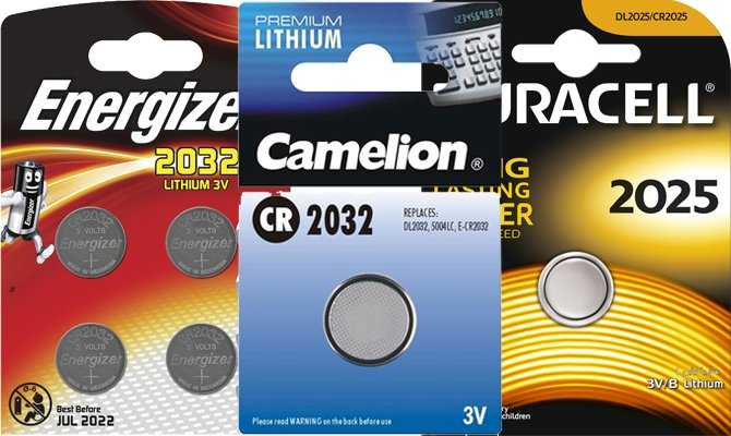 Cr2032 vs cr2025 - are they equivalents? practical explanation