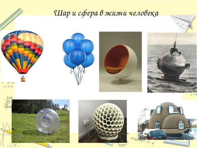 Основные свойства сферы и шара. чем шар отличается от сферы