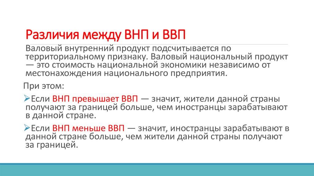 Номинальный и реальный ввп: отличия, схемы расчета