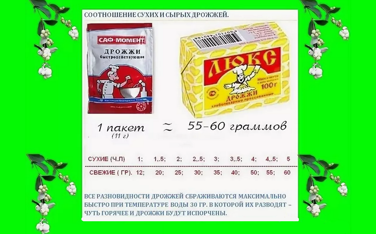 В чем отличие между закваской и дрожжами