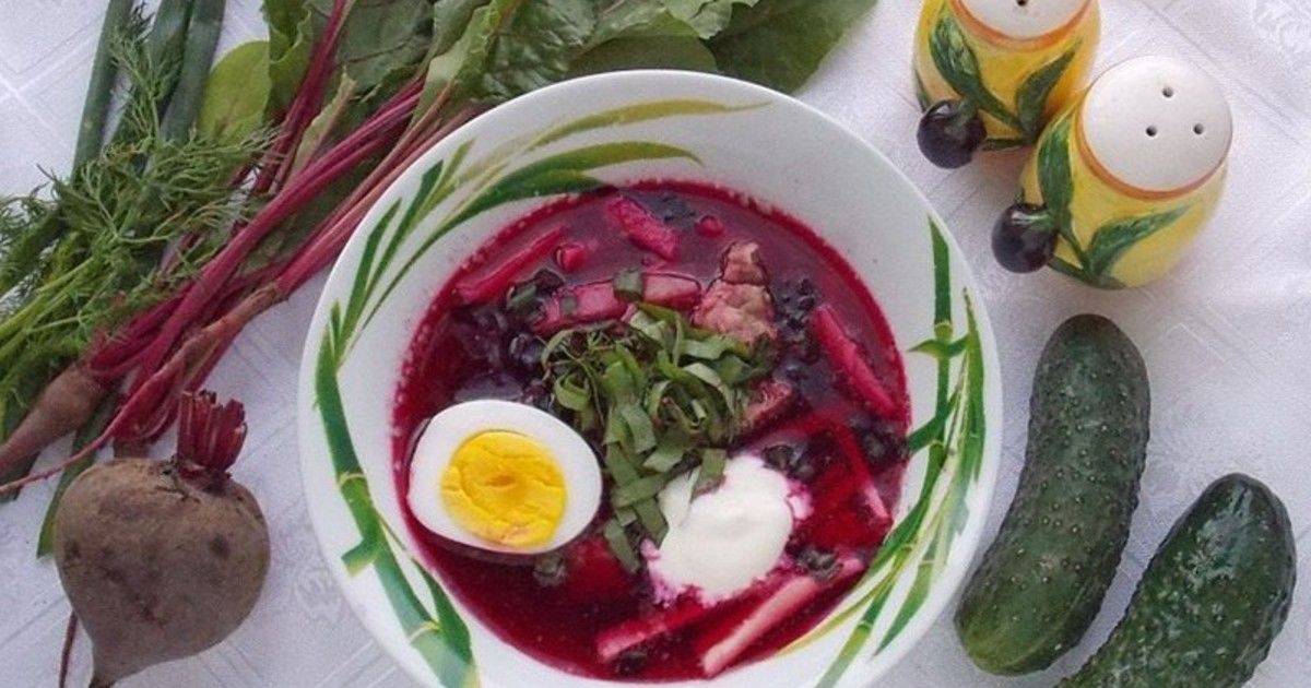 Борщ холодный классический — лучшие рецепты в домашних условиях