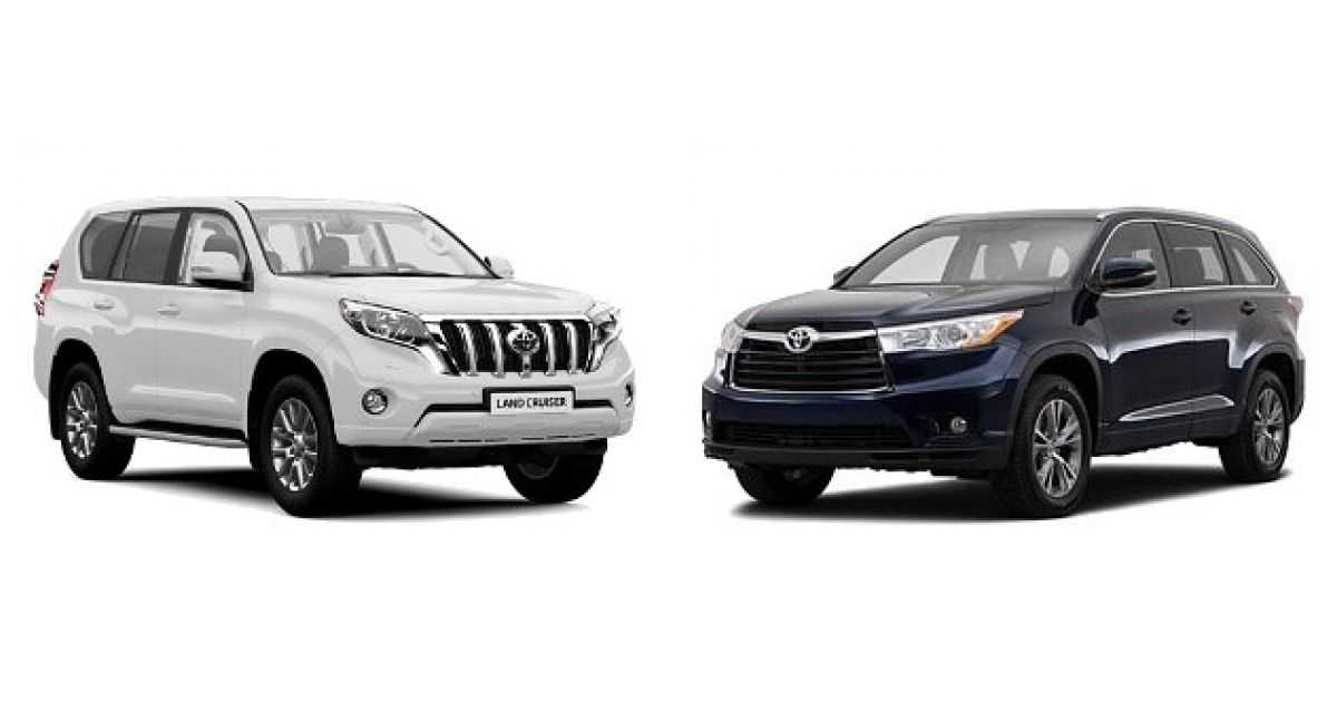 Toyota highlander или prado что выбрать