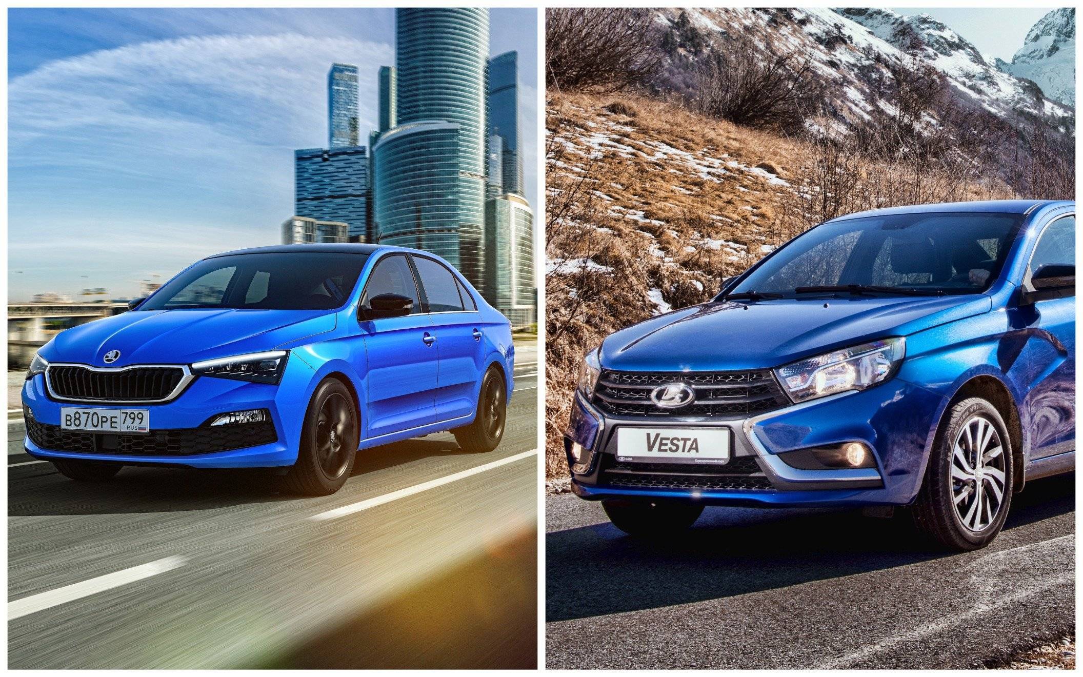 Что предпочесть: ладу весту или шкоду рапид? - new lada