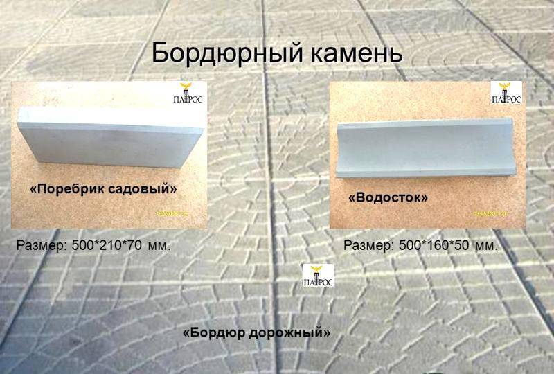 Поребрик и бордюр: отличия