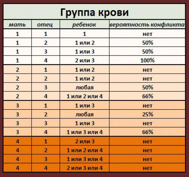 Какие группы крови и сколько их существует среди людей?