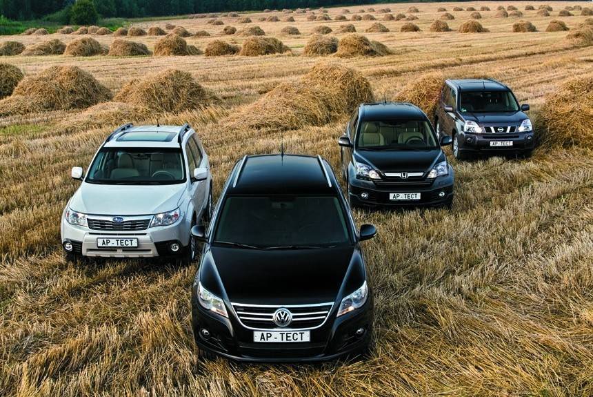 Тест-драйв volkswagen tiguan и subaru forester iii 2008